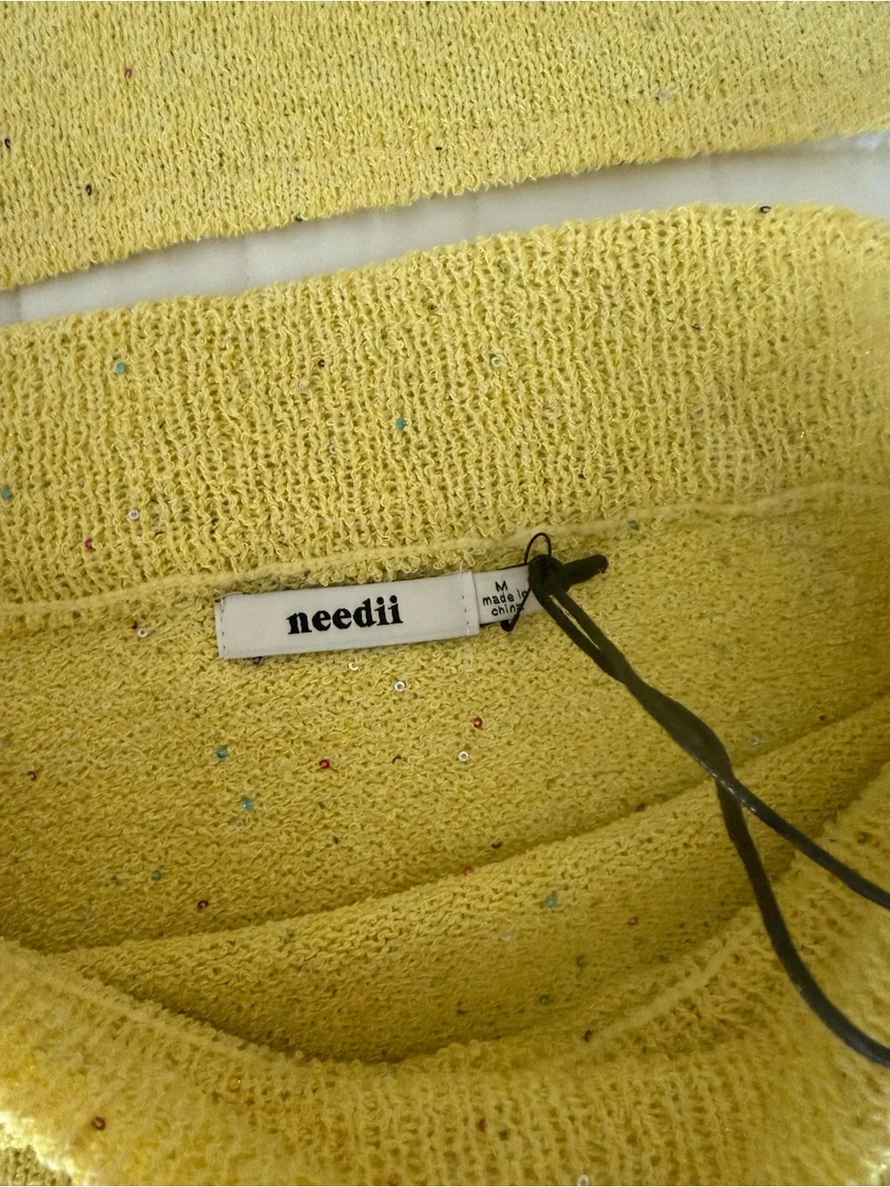 Needii Yellow Knit Two-Piece Set